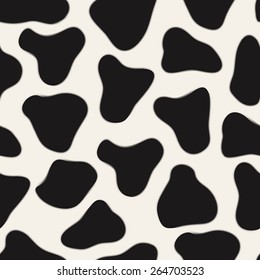 Abstract background out of focus. Cow or dalmatian spots seamless pattern. vector illustration