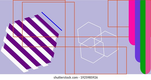 Abstract background with outline style. Colorful. Suitable for wallpaper, decoration, tasks, factories, creations, and more