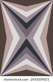 Triángulos de contorno de fondo abstracto Ilustración de arte vectorial de color