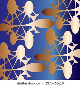 Abstract background with ovals connected by a web. Coloful vector illustration. EPS10