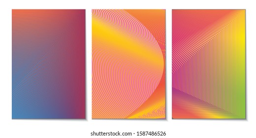 Abstract Background overlap dimension modern line bar design, Minimal covers design. Colorful halftone gradients. Future geometric patterns. 