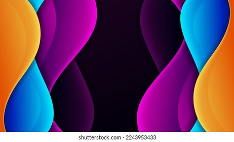 Abstract background with overlap layer background and dynamic shadow on background .Vector background for wallpaper,banner. Eps 10