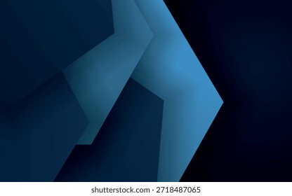 Fondo Abstractas con diseño geométrico azul superpuesto. Concepto de Vector con espacio de tablero de mensajes para el diseño moderno de texto y mensajes de Sitio web. VOL. 4