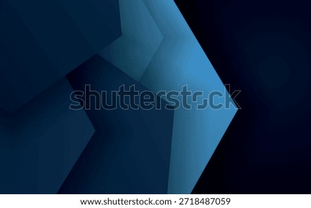 Abstract background with overlapping blue geometric design. Vector concept with message board space for modern website text and message design. VOL. 2