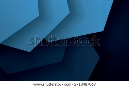 Abstract background with overlapping blue geometric design. Vector concept with message board space for modern website text and message design.