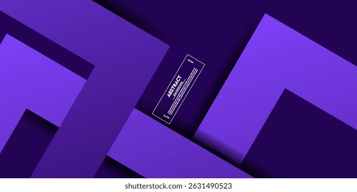 Abstract background with overlapping blue paper cutouts on geometric background color design. Modern futuristic background overlapping with shadow. Vector Eps10