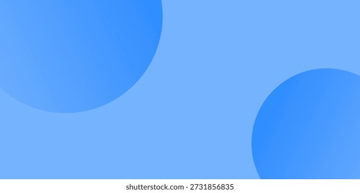 Fondo Abstractas con círculos superpuestos en varios tonos de azul, creando profundidad y dimensión. Ilustración vectorial