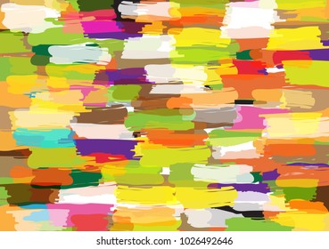 Abstract Background / Overlapping Color / Modern / Summer Background