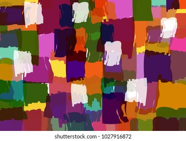 Abstract Background / Overlapping Color / Modern