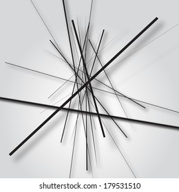 Abstract background with overlapping crossed lines. Vector design.