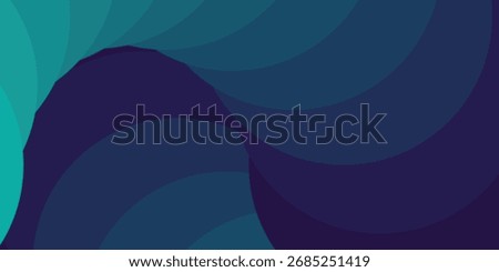 Abstract background with overlapping dark green gradient circle shapes. Simple and modern trendy vector design. Modern concept for covers, posters, banners, certificates, and cards. EPS. 2