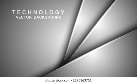 Abstract background overlapping decoration layers with copy space for text. Vector illustration