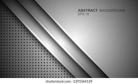 Abstract background overlapping decoration layers with copy space for text. Vector illustration