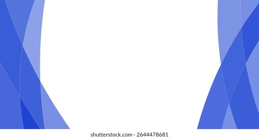 Abstract background with overlapping, flowing, light-blue shapes (1)
