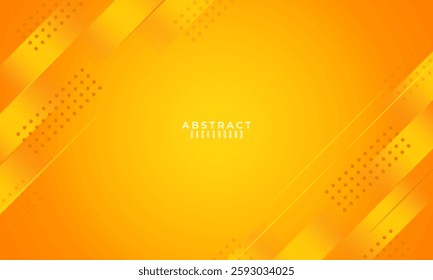 Abstract background overlapping with geometric orange gradient lines and rectangle concept on trending color background. Poster and banner design. Vector Eps10