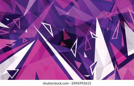 Abstract background of overlapping geometric triangle pattern