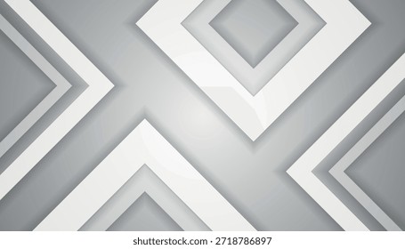 Abstract background with overlapping gray geometric shapes design. Modern and futuristic background concept for covers, banners, brochures, presentations, certificates, and websites.