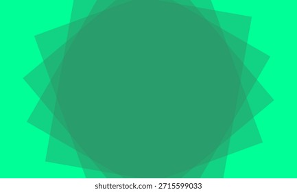 Un fondo abstracto con Formas verdes superpuestas. La Imagen crea un diseño moderno y geométrico.
