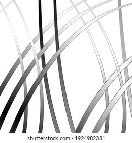Abstract background with overlapping metal strips. Vector illustration