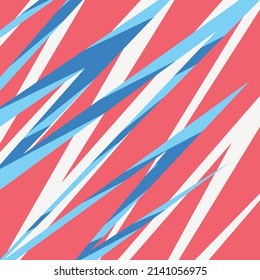 Abstract background with overlapping sharp and zigzag line pattern