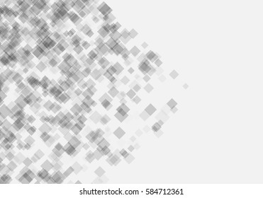 Abstract background with overlapping squares. Vector illustration.