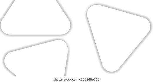 Abstract background with overlapping triangle shape design pattern on white background. Triangle shape pattern.
