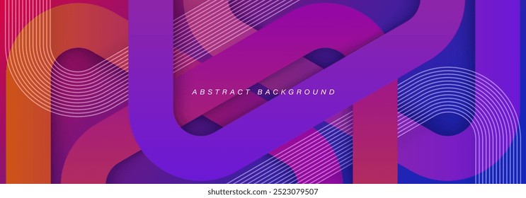 Fundo abstrato com camada de sobreposição. Estilo minimalista. Moderno design colorido gradiente formas geométricas. Terno para capa, livreto, pano de fundo, banner, papel de parede, cartaz. Ilustração vetorial