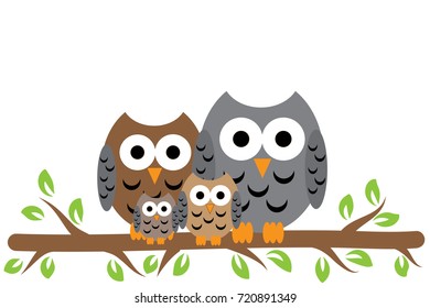 Abstract background.the owl perched on a tree.