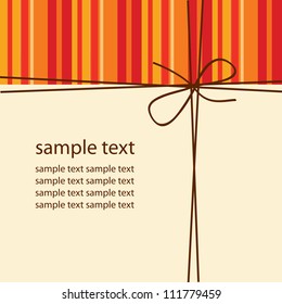 abstract background, package, bow