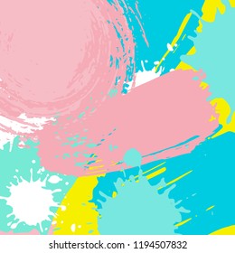 Abstract background with paint blots.