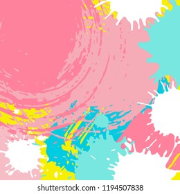 Abstract background with paint blots.