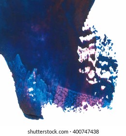 Abstract background. Paint brush strokes with rough edges. Color brush illustration.

