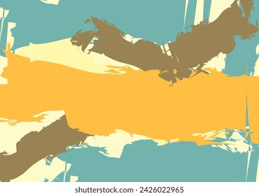 Fondo abstracto, fondo del pincel de pintura, fondo colorido vintage