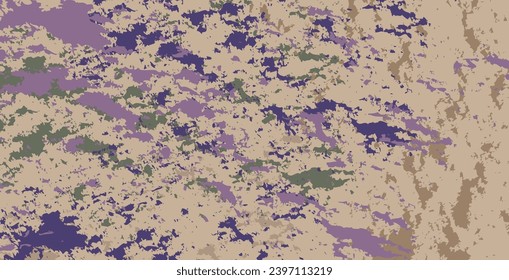Abstract background with paint drops, brushstroke and halftone style fullcolors. brush paint shapes.