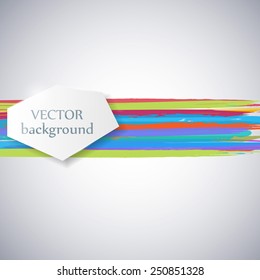 Abstract background with paint splashes. Vector illustration.