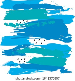 abstract background of paint stains in blue colors