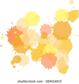 abstract background with paint stains, vector illustration