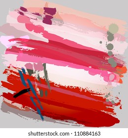 abstract background, with paint strokes and splashes
