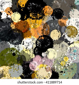 abstract background, with paint strokes and splashes