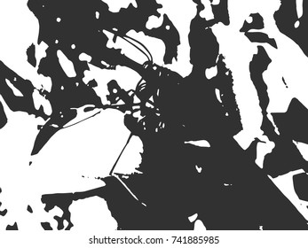 Abstract background in a palette of gray and white. Vector grunge texture for creating effects of attrition, antiquity, dirt, stains, scratches, cracks, prints and other things.