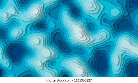 Abstract background with paper cut out layers. Vector illustration. Material design. Paper cutting texture. Applicable for business banner, flyer, poster, brochure design eps 10