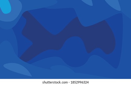 abstract background with paper cut shapes. Vector design layout for flyers, business presentations, posters and invitations. The art of carving. Shades of blue