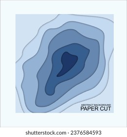 abstract background and paper cut shapes. Vector design layout for business presentations, flyers, posters and invitations, etc. Eps 10