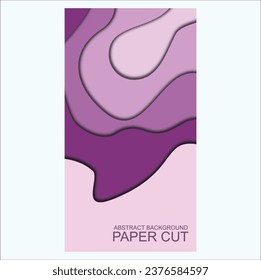 abstract background and paper cut shapes. Vector design layout for business presentations, flyers, posters and invitations, etc. Eps 10