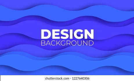 Abstract background with paper cut shapes.Layered tunnel wave background for business presentations, flyers, posters or web banner.Vector illustration EPS10