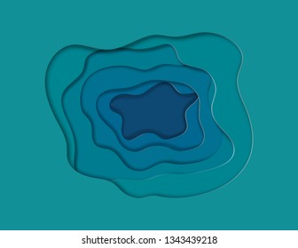 Abstract background paper cut style. 3d creative vector illustration design for wallpaper, advertising, banner, brochure, flyer, template, business concept, poster and invitation.