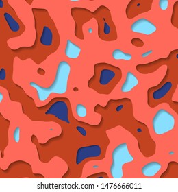 Abstract background with paper cut style ,  Halloween background 