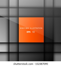 Abstract background with paper layers and shadows