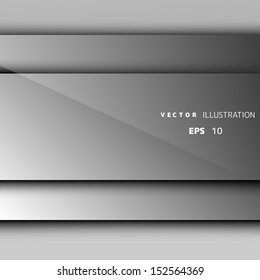 Abstract background with paper layers and shadows