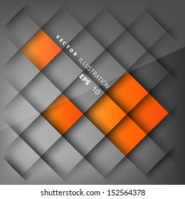 Abstract background with paper layers and shadows